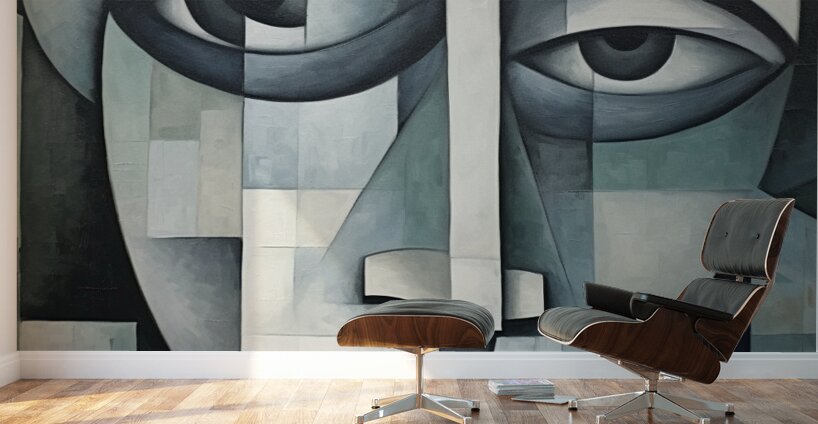 Introspective Geometry Wall Murals
