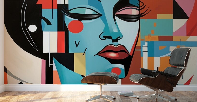 Reflections of the Modern Muse Wall Murals