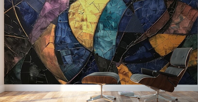 Fragmented Reality Wall Murals