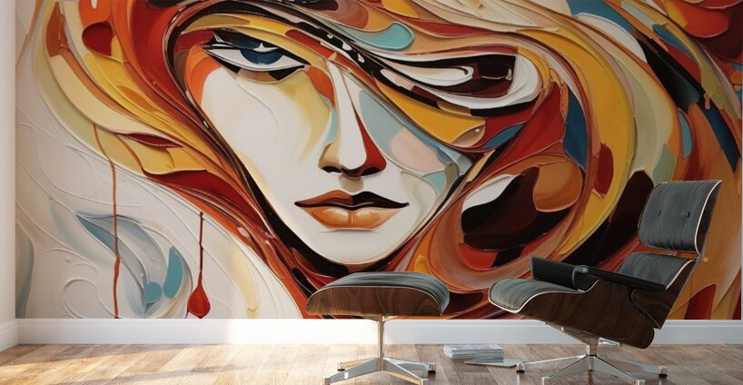 Flowing Emotions Wall Murals