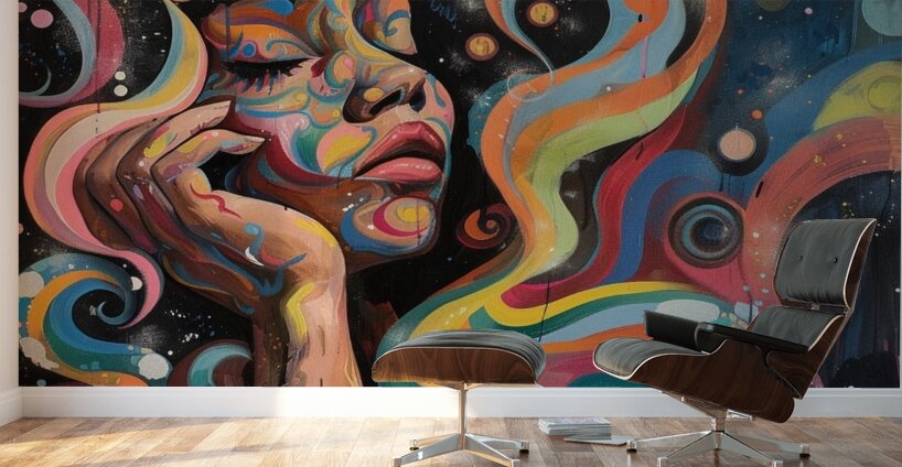 Cosmic Dreamscape Wall Murals