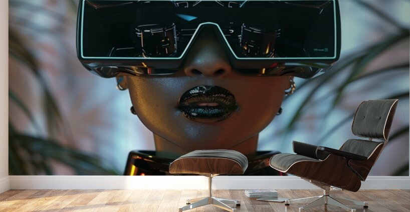 Cyber Chic Wall Murals