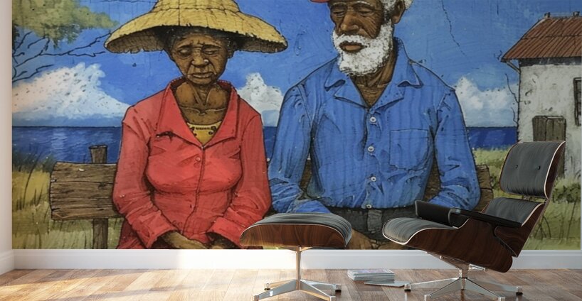 Sun-Kissed Reminiscence Wall Murals