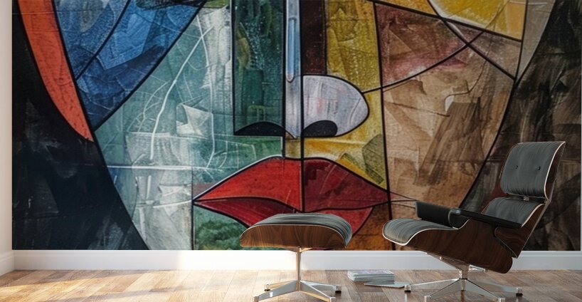 Fragmented Gaze Wall Murals