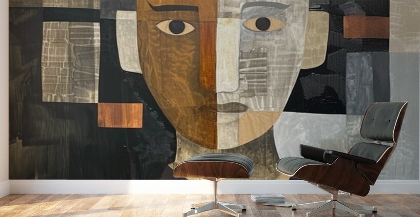 Structured Silence Wall Murals