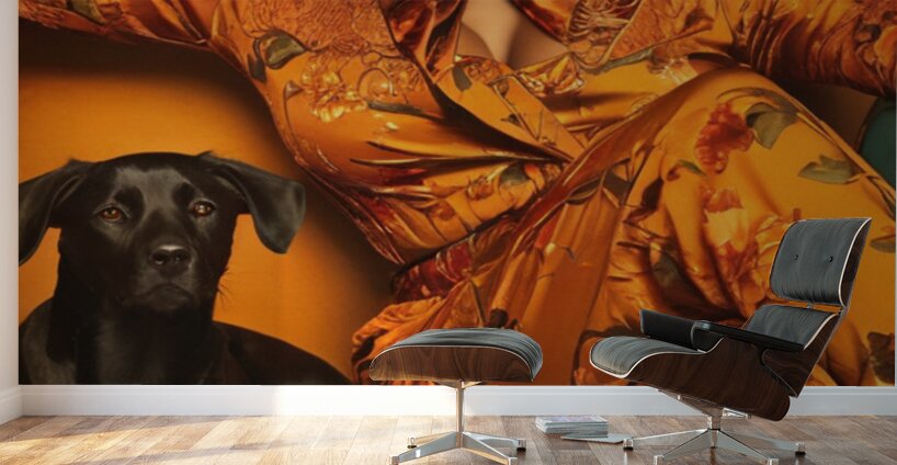 Golden Throne Wall Murals