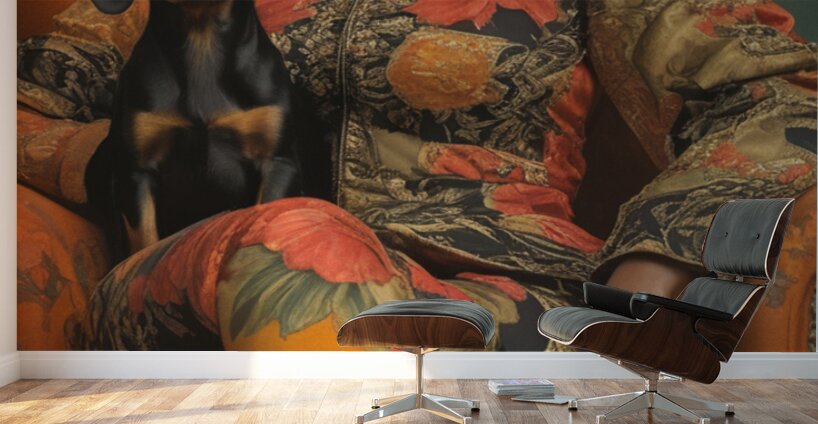 Golden Throne Wall Murals