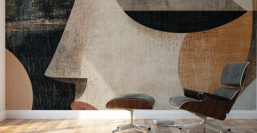Whispers of Geometry Wall Murals