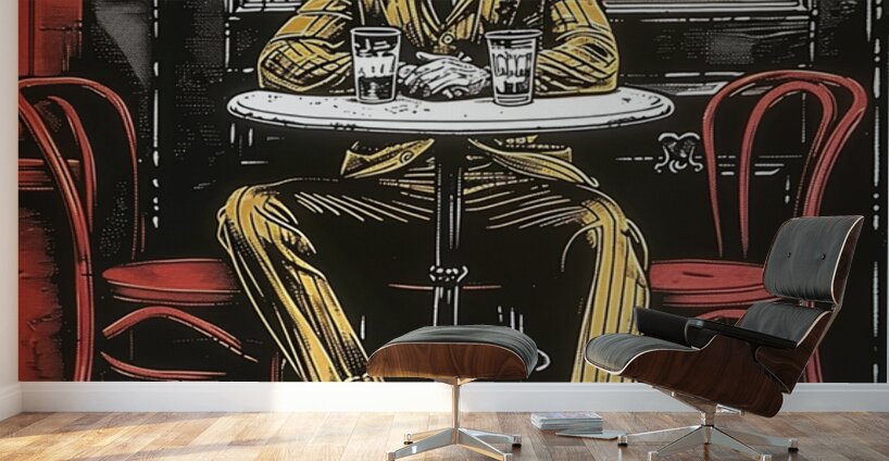 Cafe Noir & Mustard Dreams Wall Murals