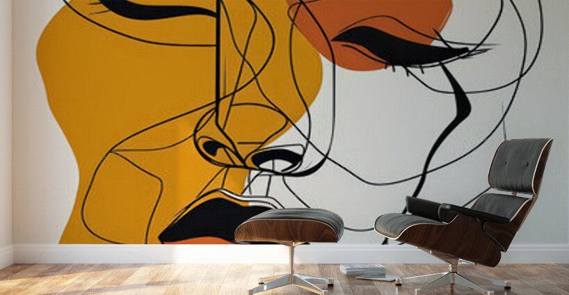 Contour of Thought Wall Murals