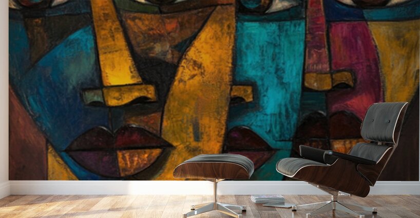 The Echo in Three Wall Murals