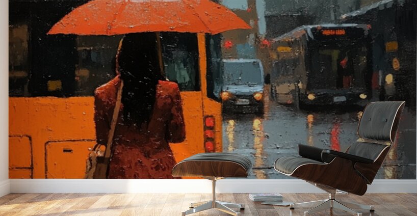 She Waited in Colo Wall Murals