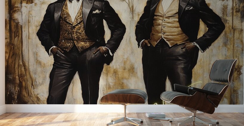 Bloom & Bowtie Wall Murals