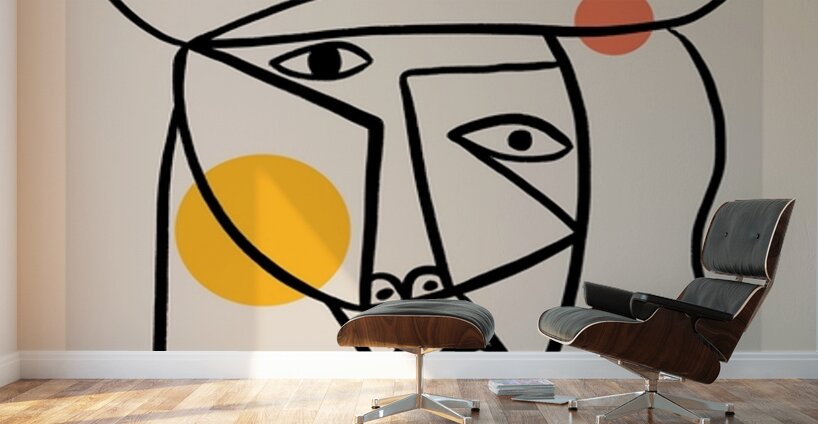 Les Dejeuners Dessins Wall Murals
