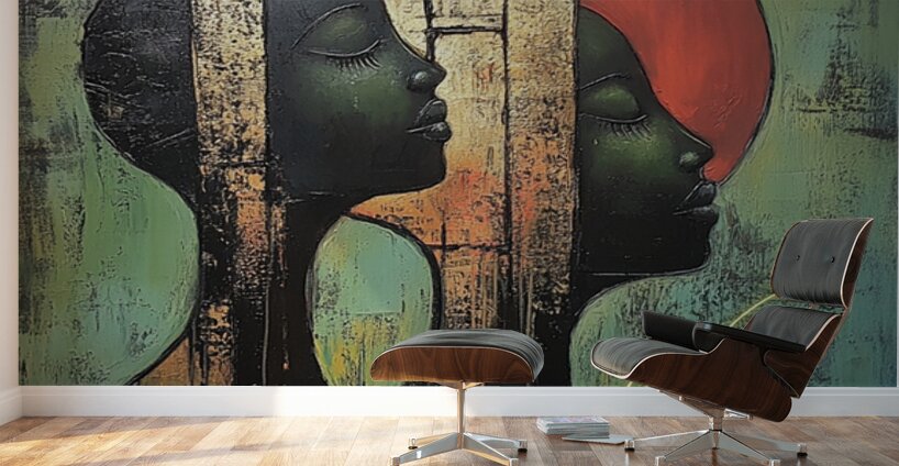 Sun Behind My Shadow Wall Murals