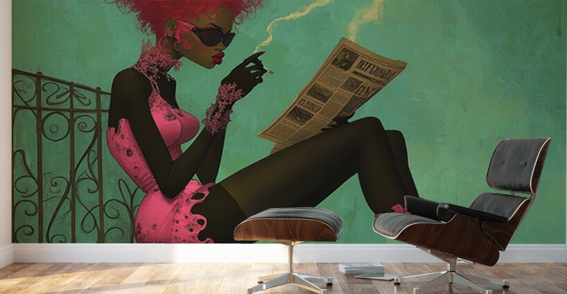 Smoked Out & Unbothered Wall Murals