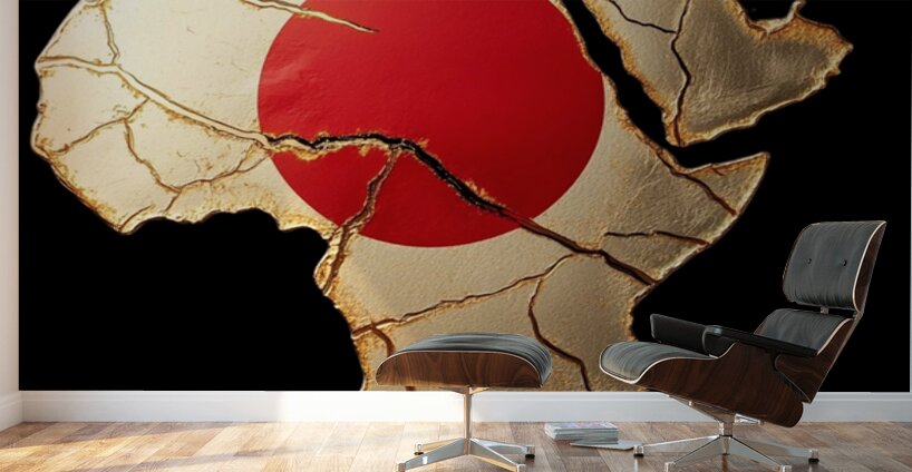 Kintsugi Continent Wall Murals