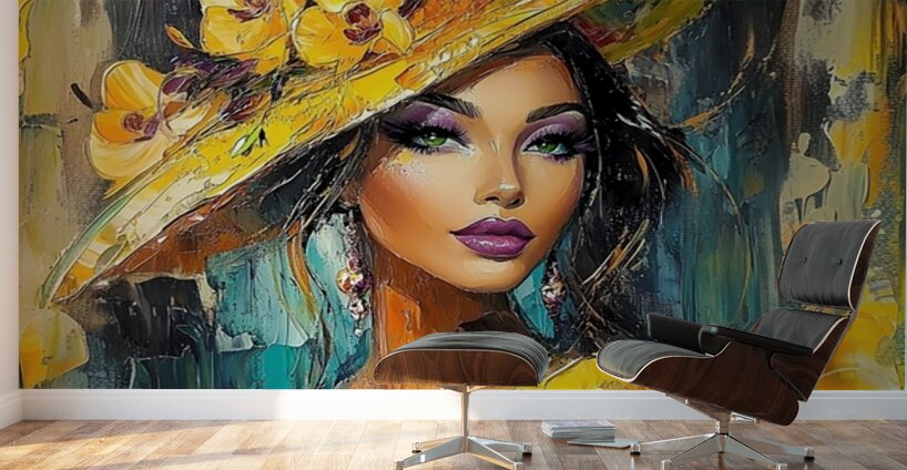 Orchid Reign Wall Murals