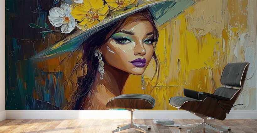 Whispers of Bloom Wall Murals