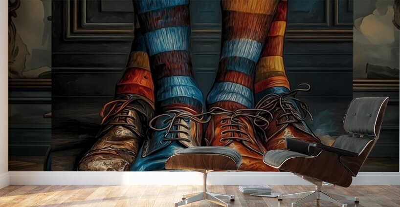 Symphony in Mismatch Wall Murals