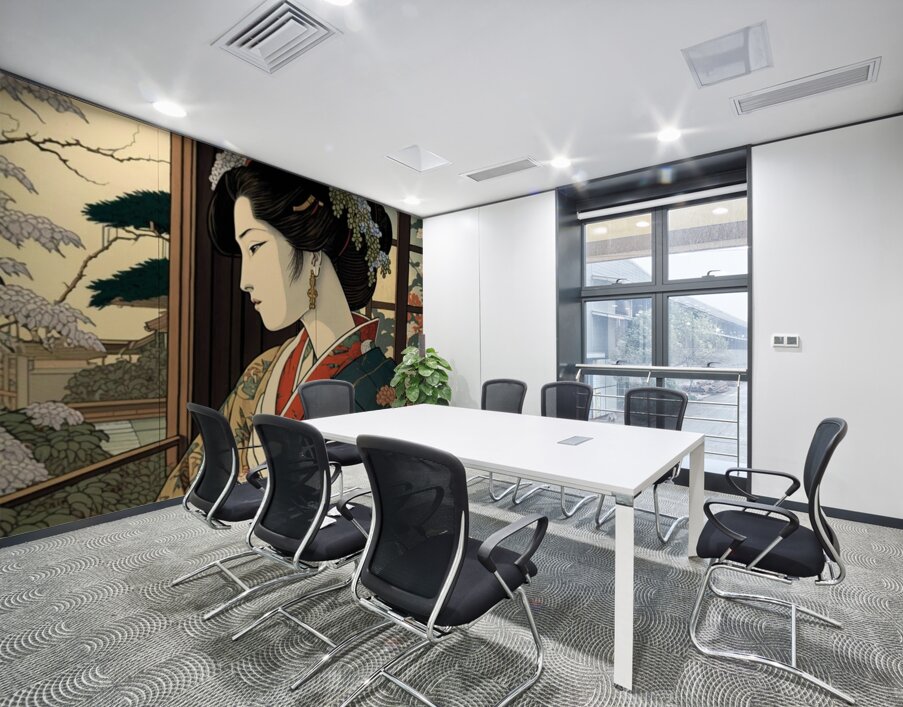 Wistful Blossoms Wall Printing