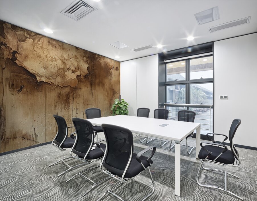 Fragmented Serenity Wall Printing