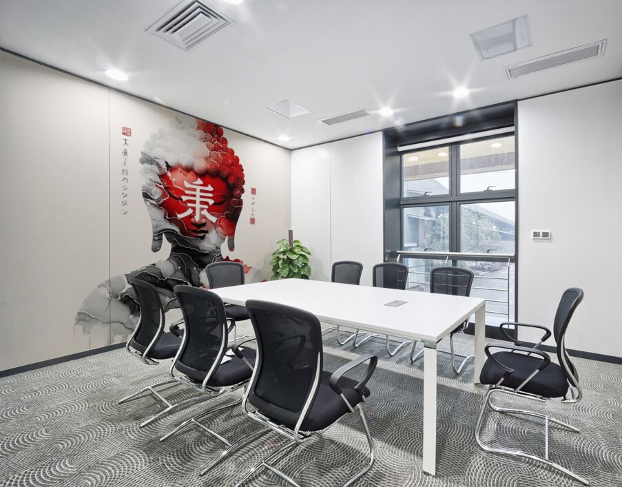 Fiery Enlightenment Wall Printing