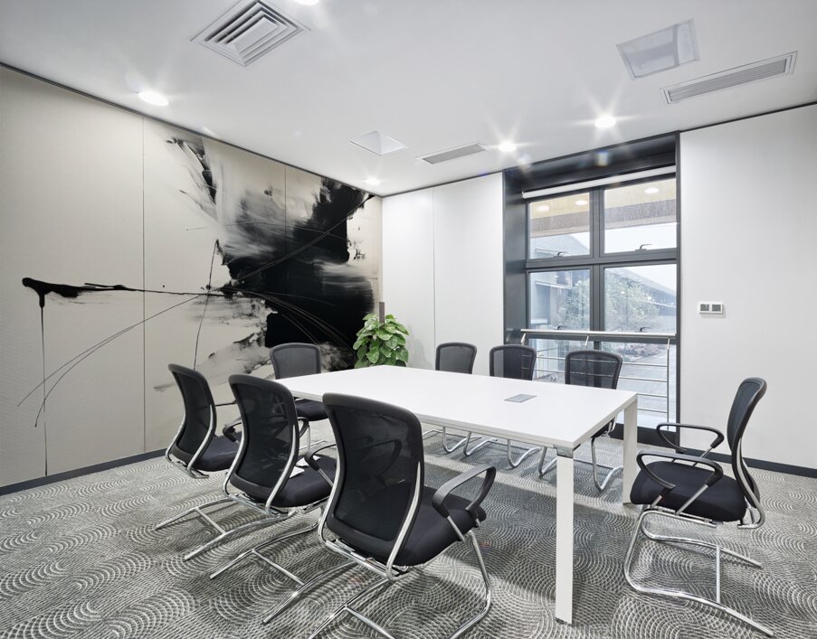 Echoes in Monochrome Wall Printing