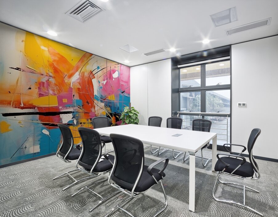 Ebullient Symphony Wall Printing