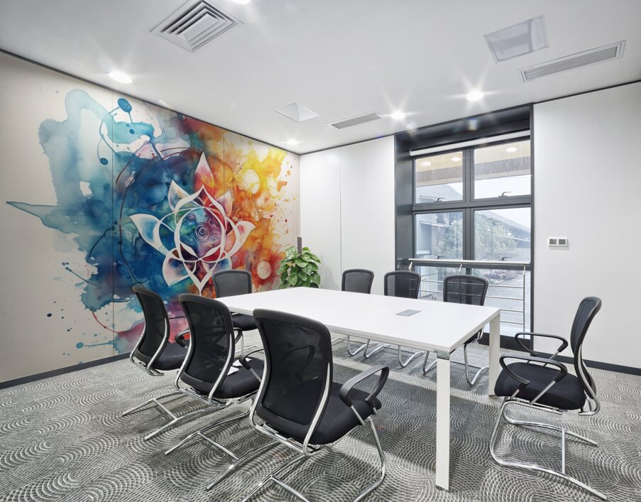 Lotus Symphony Wall Printing