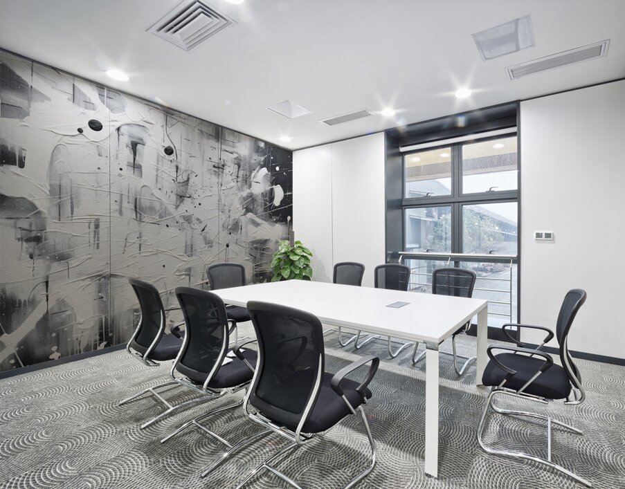 Monochrome Symphony Wall Printing