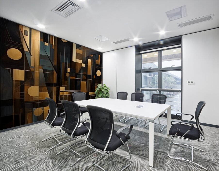 Metropolis at Dawn Wall Printing