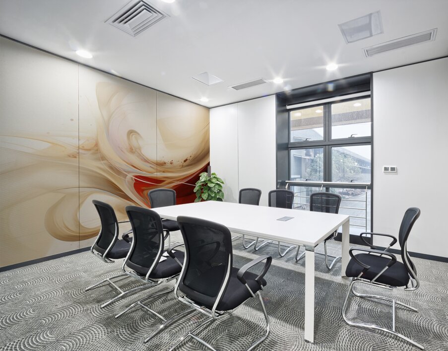 Ethereal Waves Wall Printing