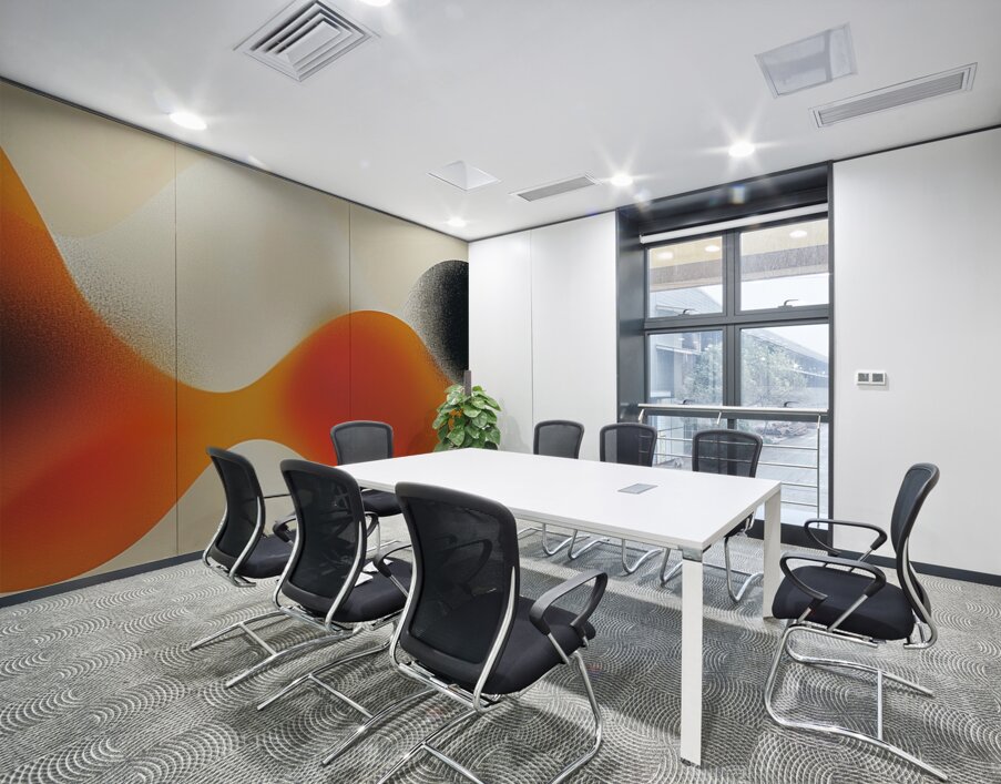 Rhythmic Waves Wall Printing