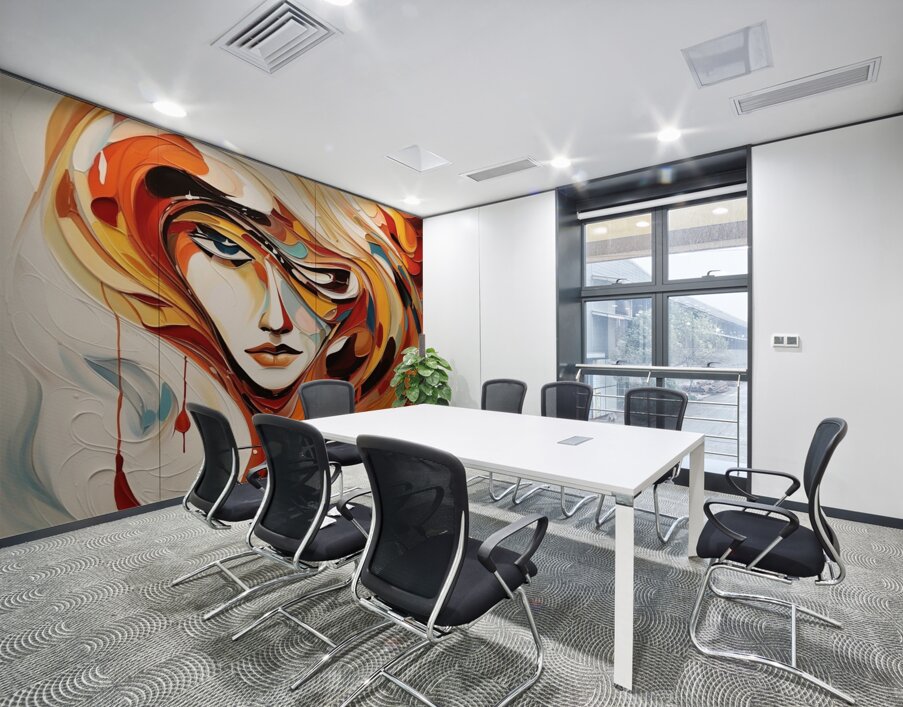 Flowing Emotions Wall Printing