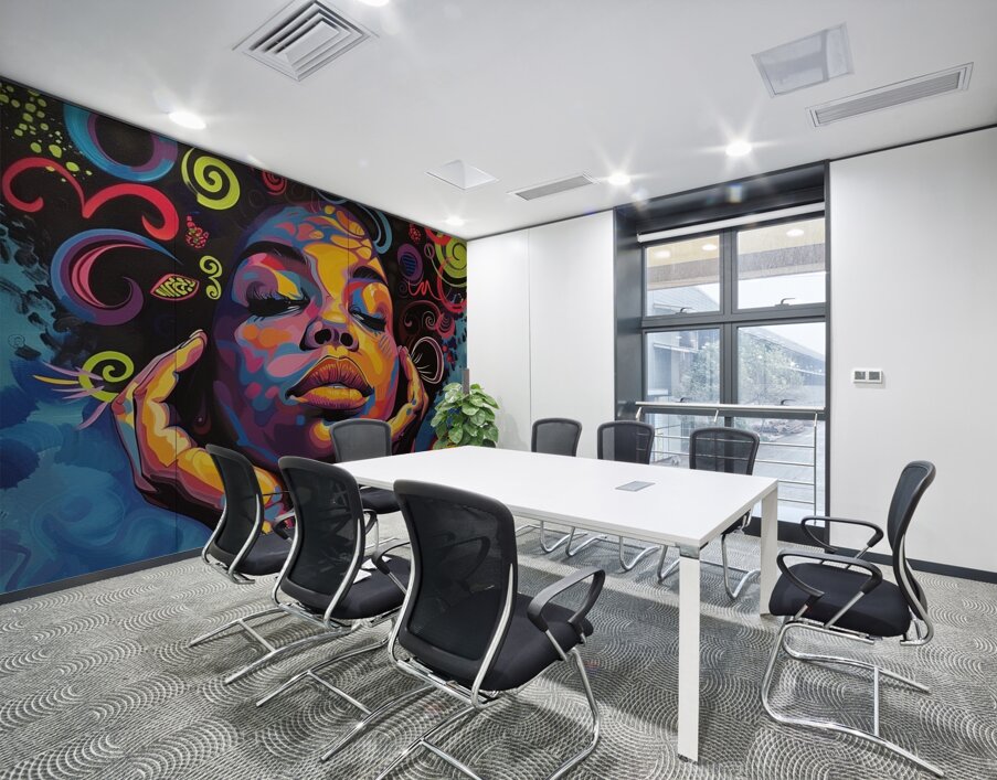 Kaleidoscopic Muse Wall Printing