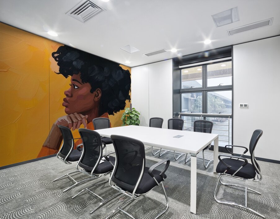 Bold Contemplation Wall Printing