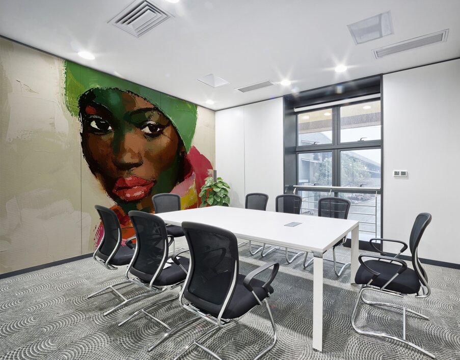 Vivid Grace Wall Printing