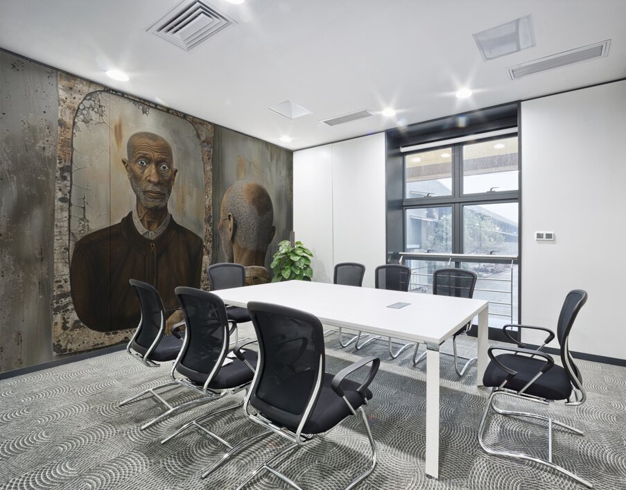 Reflections of Time Wall Printing