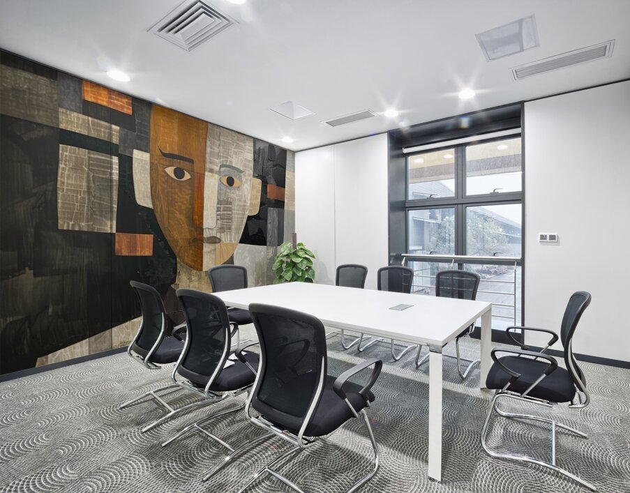 Structured Silence Wall Printing