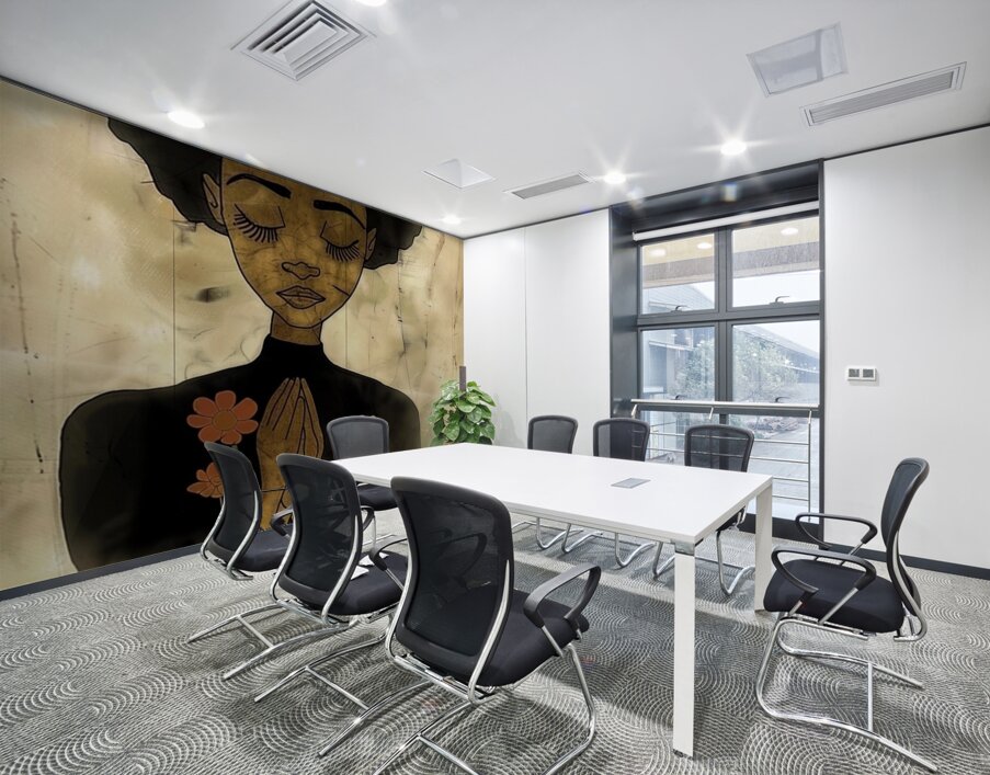 Serene Prayer Wall Printing