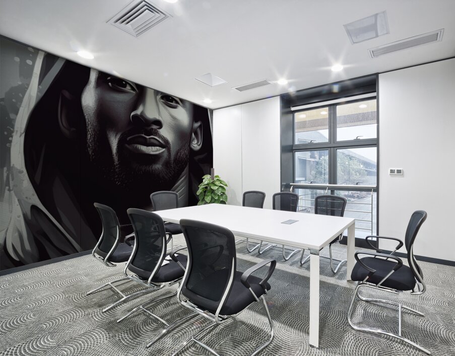 The Black Mamba Wall Printing