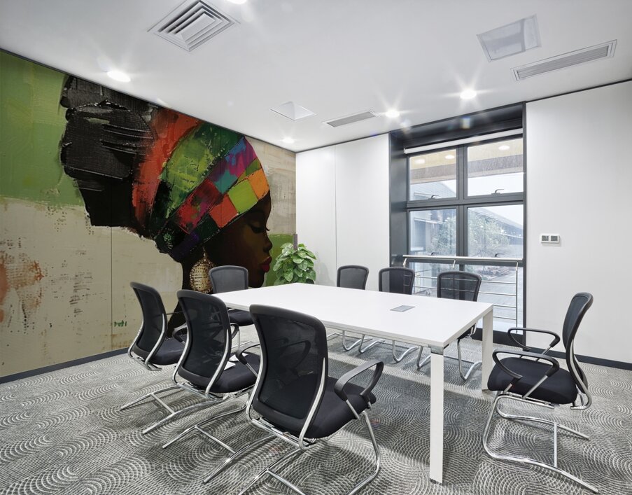 Radiant Elegance Wall Printing