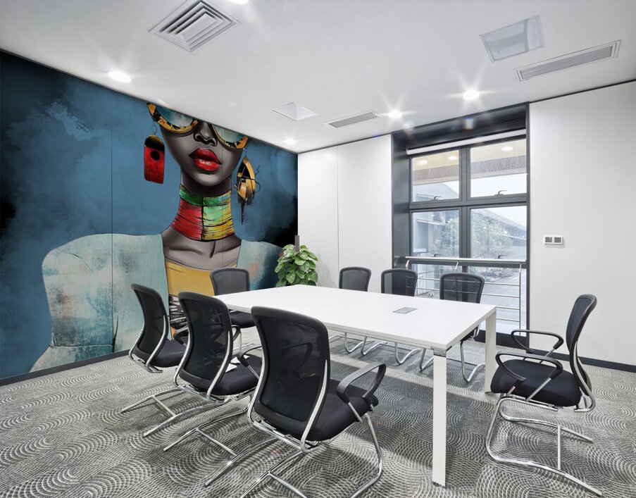 Crimson Couture Wall Printing