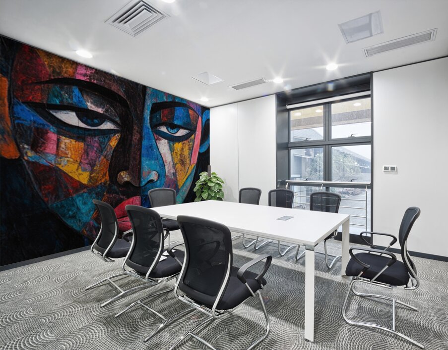 Split Frequencies Wall Printing