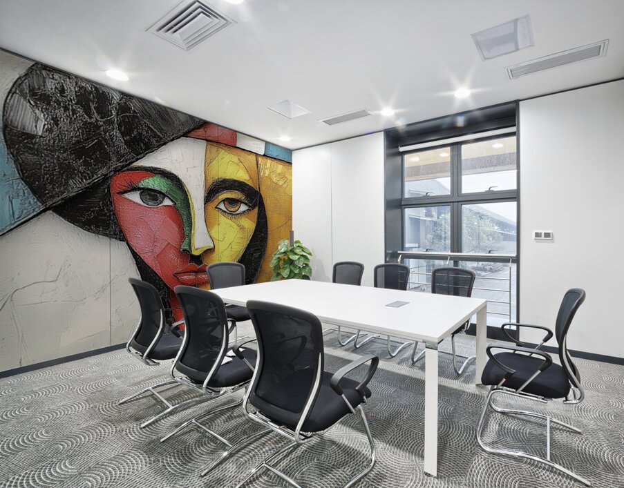 Unmasked Continuum Wall Printing