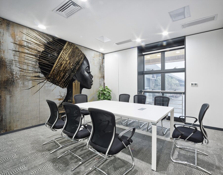 Crowned in Steel & Silence Wall Printing