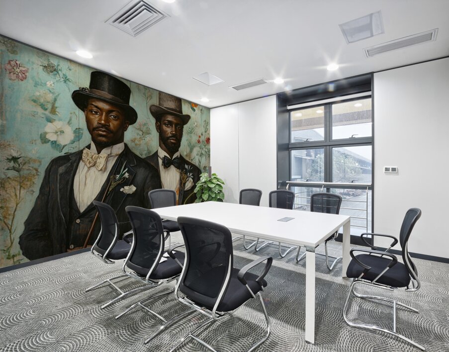 Southern Silk and Sovereignty Wall Printing