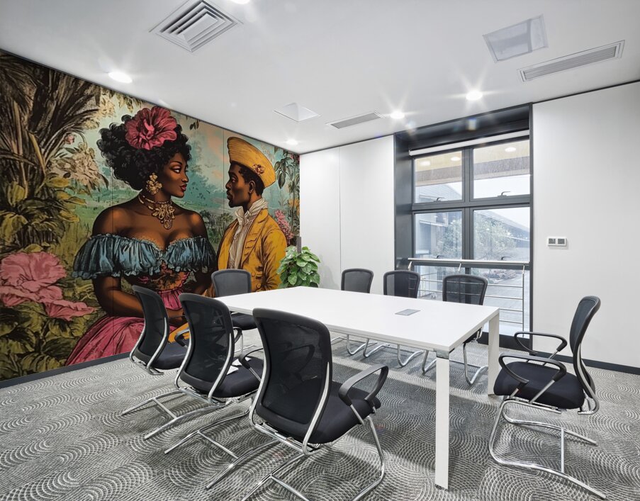 Where Her Eyes Bloomed Wall Printing