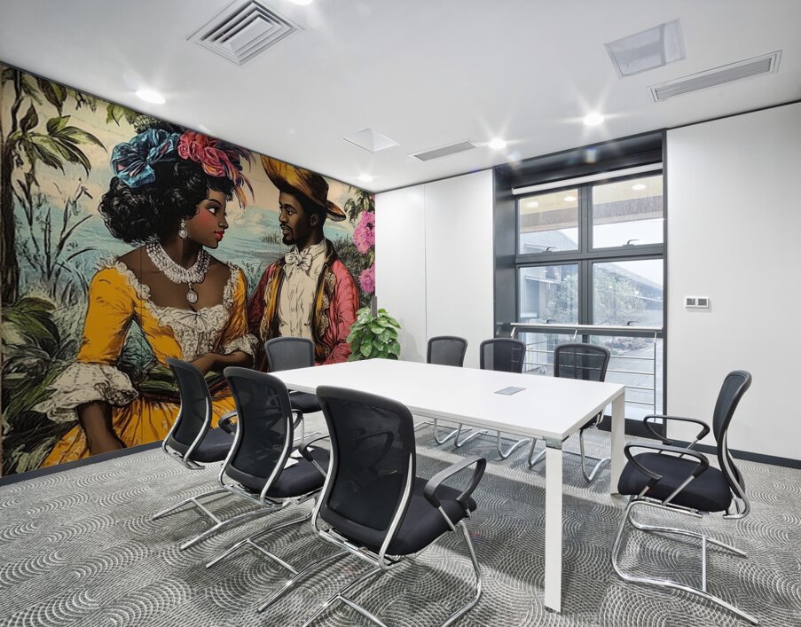 They Sat at the Edge of Forever Wall Printing